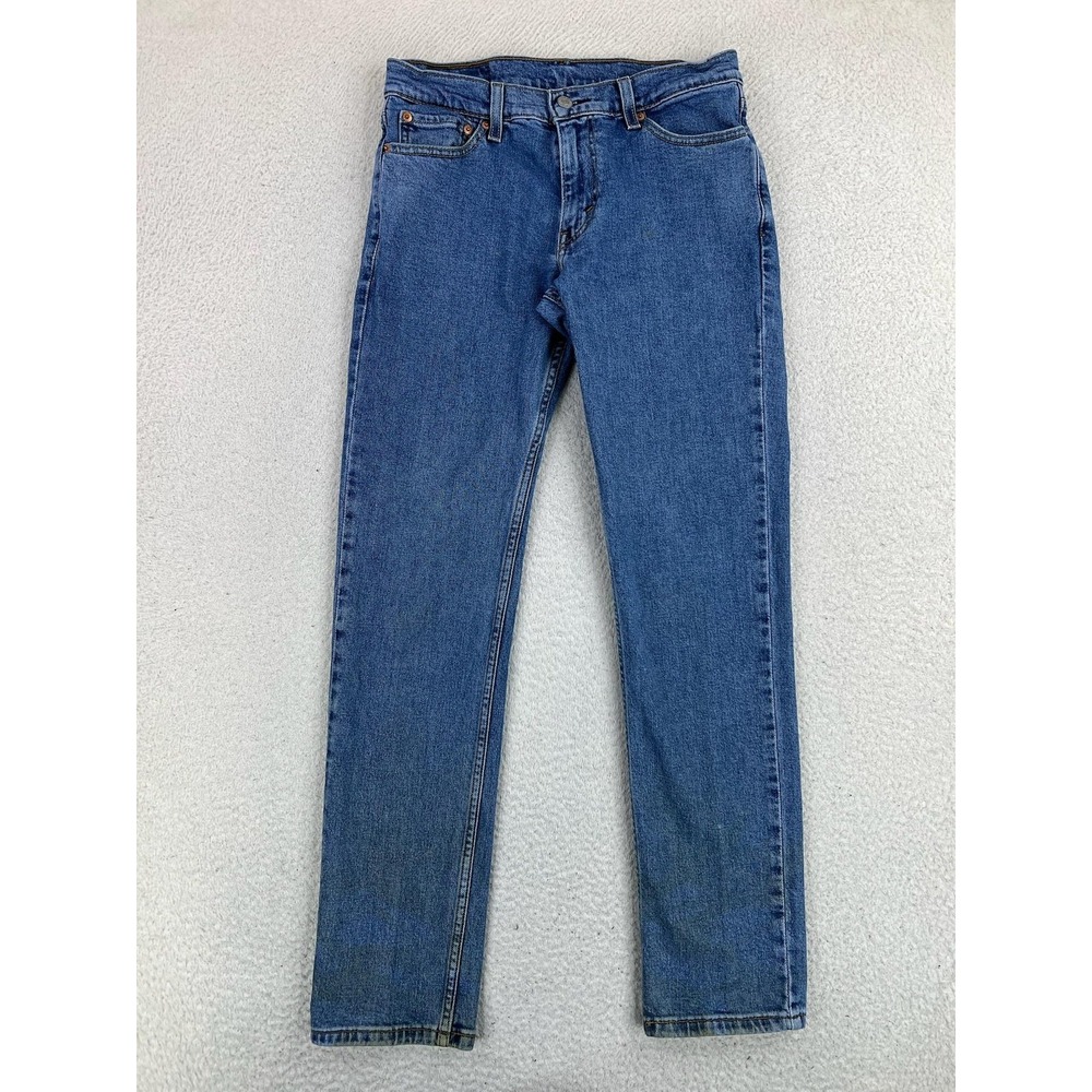 Levis 511 Jeans Mens 30x32 Blue Slim Tapered Stretch Denim Medium Wash Pants